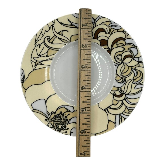 (4) FOUR Piece LOVERAMICS MINTER GARDEN Tea Cup Saucer Set Pattern Lynn's China - Picture 14 of 14